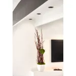 ILU LED светильник встраиваемый 350mA c LED 1Вт, 3000К, 55lm, 24°, с мини-штекером, черный