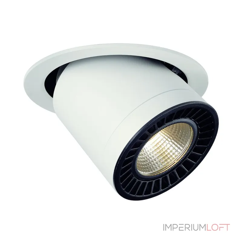 SUPROS MOVE светильник встраиваемый с LED 28Вт (34.8Вт), 3000К, 2100lm, 60°, белый