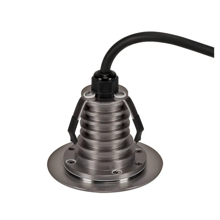 DASAR® 100 PREMIUM LED ROUND светильник встр. IP67 c LED 3.8Вт (5.5Вт), 3000K, 300lm, 24°, Al, сталь от ImperiumLoft
