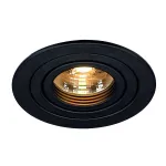 NEW TRIA ROUND GU10 SPR светильник встраиваемый для лампы GU10 50Вт макс., матовый черный