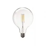 LED E27 G125 источник света LED, 220В, 8Вт, 330°, 2700K, 806лм, диммируемый, прозрачная колба