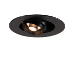 ILU LED светильник встраиваемый 350mA c LED 1Вт, 3000К, 55lm, 24°, с мини-штекером, черный