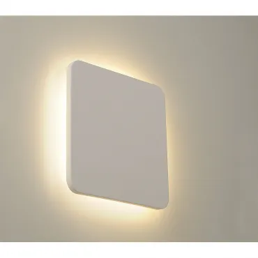 PLASTRA SQUARE светильник накладной с LED STRIP 9Вт (10.8Вт), 3000K, 400lm, белый гипс