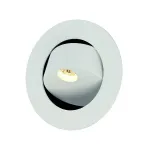 GILALED светильник встраиваемый 700mA c PowerLED 3Вт, 3000K, 135lm и LED 0.06Вт, белый