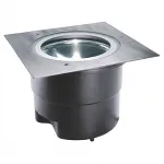 ADJUST SQUARE HIT 70W светильник встраиваемый IP67 c ЭмПРА для лампы HIT-CE G12 70Вт, сталь от ImperiumLoft