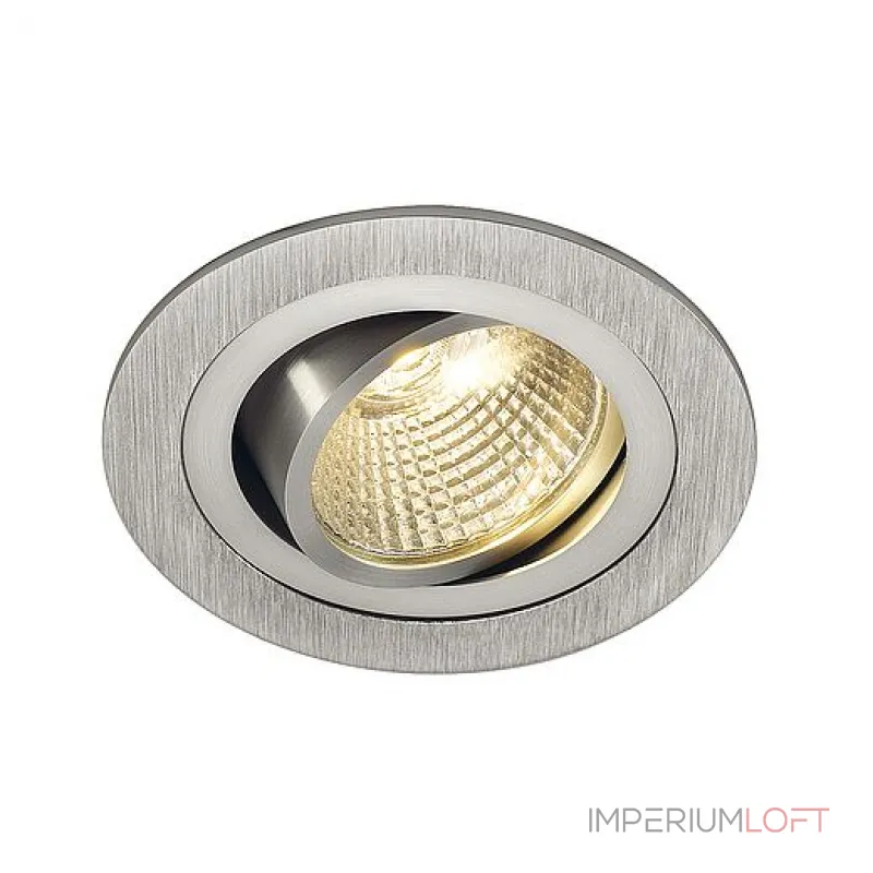 NEW TRIA LED DL ROUND SET, светильник с COB LED 6.2Вт, 2700K, 38°, 600lm, с блоком питания, алюминий NEW TRIA LED DL ROUND SET, светильник с COB LED 6.2Вт, 2700K, 38°, 600lm, с блоком питания, алюминий