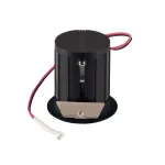 ILU LED светильник встраиваемый 350mA c LED 1Вт, 3000К, 55lm, 24°, с мини-штекером, черный