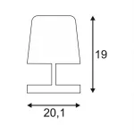 PLATES светильник настенный для лампы QT14 G9 25Вт макс., со шнуром питания, белый