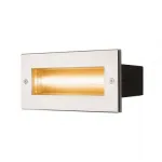 BRICK LED SYMETRIC светильник встраиваемый IP65 с LED 9Вт (11Вт), 3000K, 40°, 950lm, сталь