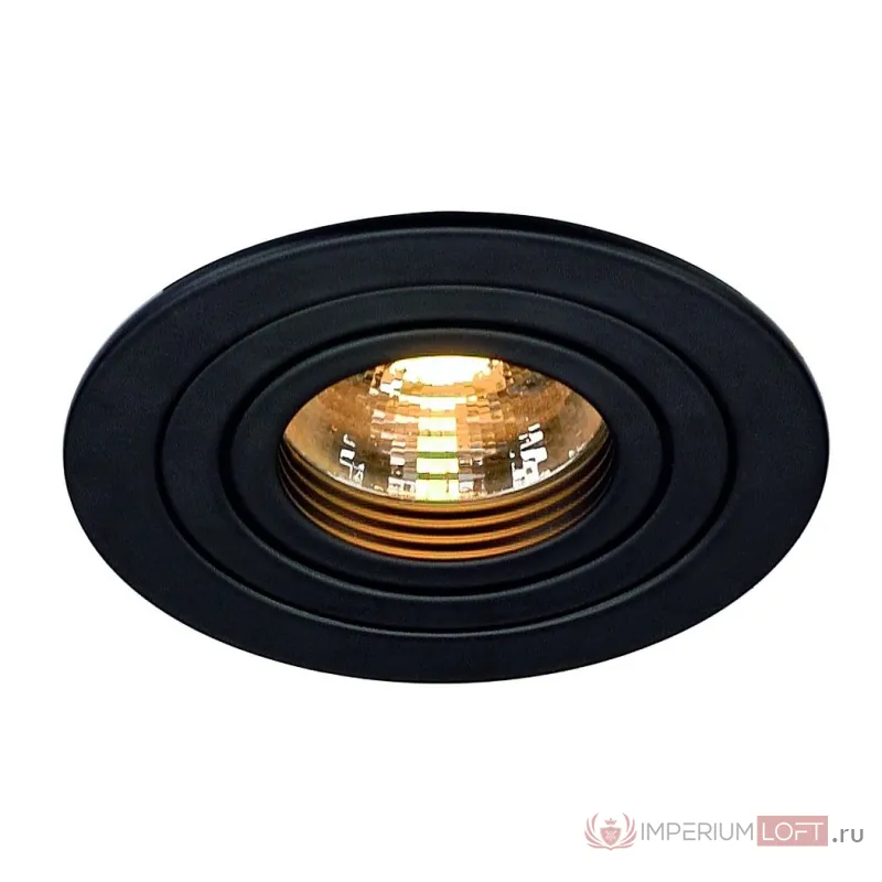 NEW TRIA ROUND MR16 PLT светильник встраиваемый для лампы MR16 50Вт макс., матовый черный от ImperiumLoft