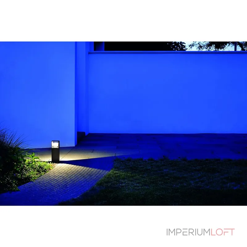 LOGS 40 светильник IP44 c LED 6Вт (8Вт), 3000К, 420lm, антрацит