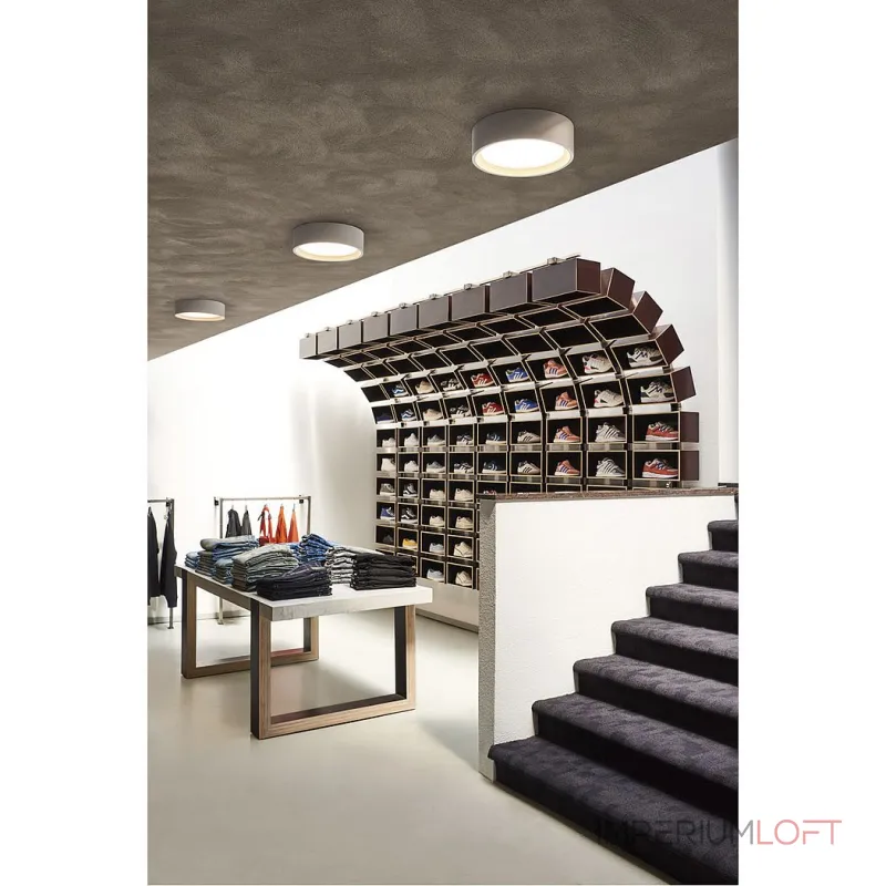 PLASTRA ROUND LED CL-2 светильник потолочный с LED 15Вт, 3000К, 990лм, белый гипс