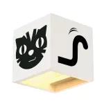 PLASTRA CUBE WL светильник настенный для лампы QT14 G9 42Вт макс., белый гипс