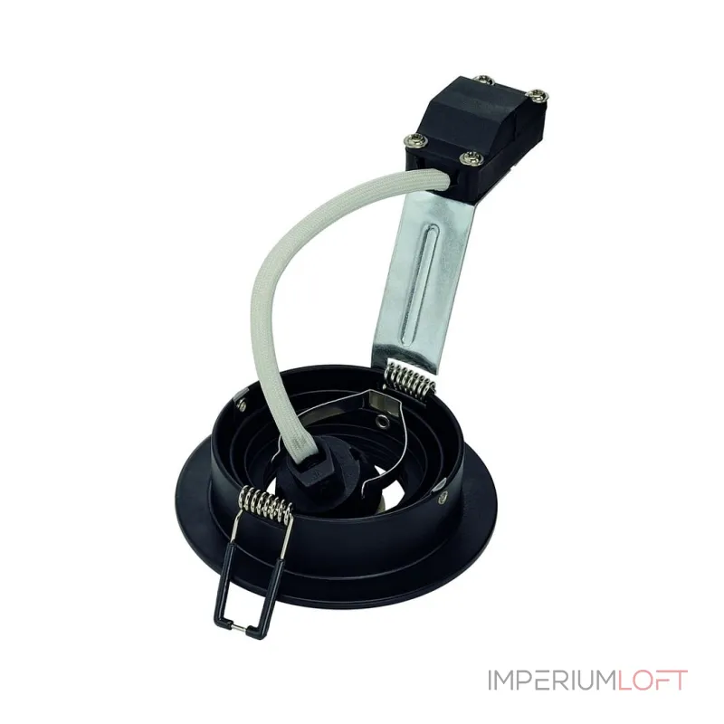 NEW TRIA ROUND GU10 SPR светильник встраиваемый для лампы GU10 50Вт макс., матовый черный NEW TRIA ROUND GU10 SPR светильник встраиваемый для лампы GU10 50Вт макс., матовый черный
