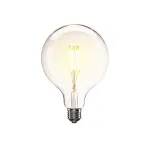 LED E27 G125 источник света LED, 220В, 8Вт, 330°, 2700K, 806лм, диммируемый, прозрачная колба