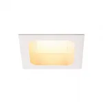 VERLUX 20 светильник встраиваемый с LED 20Вт (22Вт), 3000К, 1800lm, 80°, белый