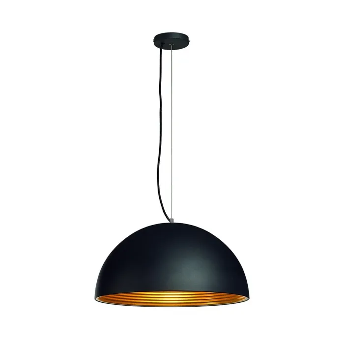 FORCHINI M PD-1 светильник подвесной для лампы E27 40Вт макс., черный/ золото от ImperiumLoft