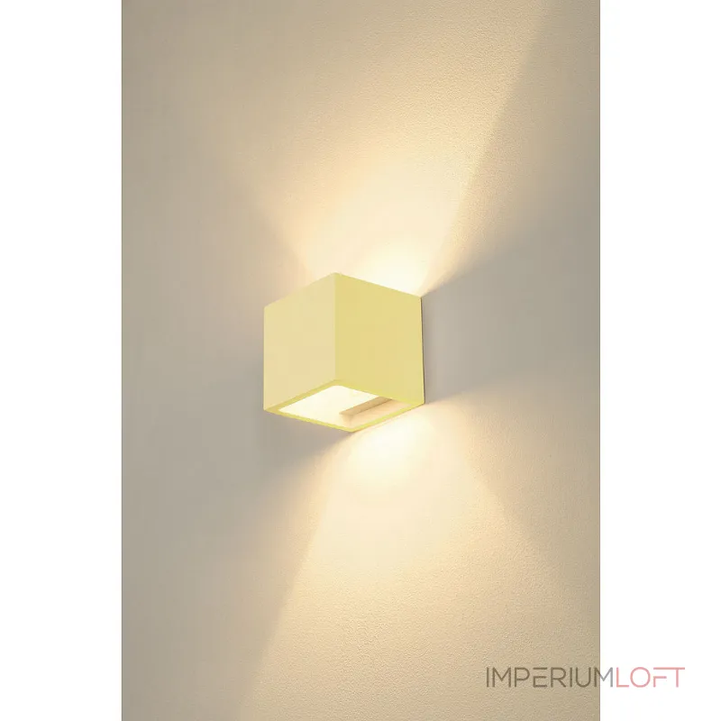 PLASTRA CUBE WL светильник настенный для лампы QT14 G9 42Вт макс., белый гипс