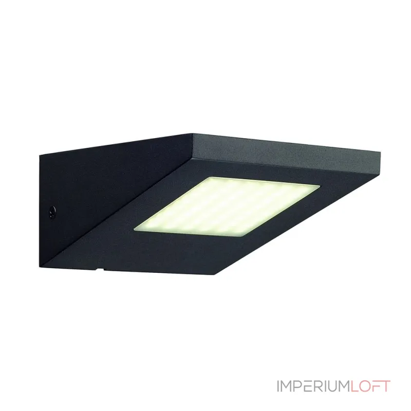 IPERI WL светильник настенный IP44 с 48-ю SMD LED 4Вт (5Вт), 4000K, 320lm, антрацит