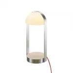 BRENDA TL-1 свет-к настольный с LED 5.4Вт, 3000K, 460lm, сенсорное диммирование, алюминий/белый