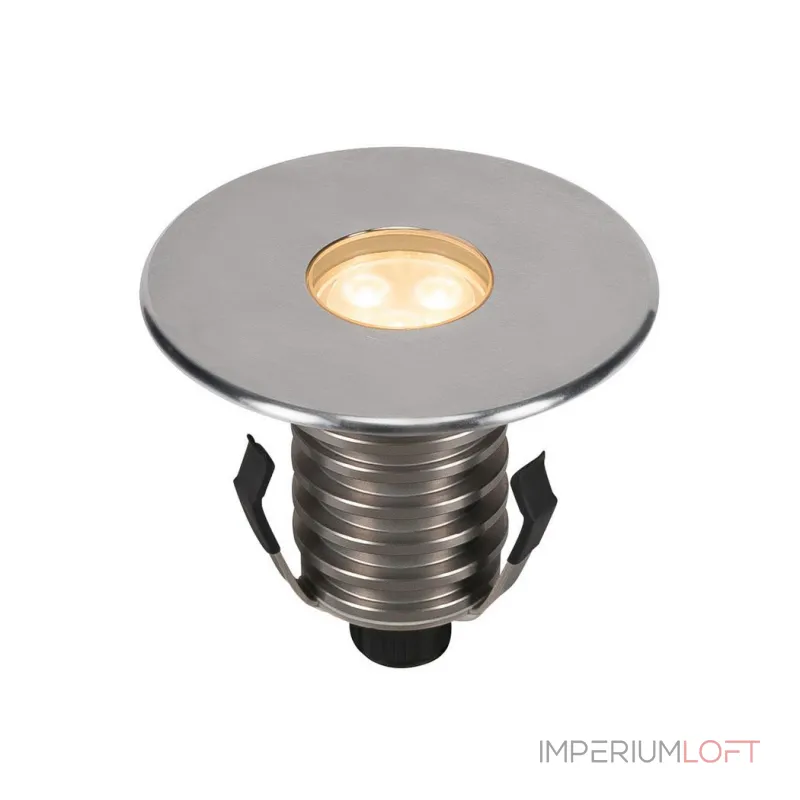 DASAR® 100 PREMIUM LED ROUND светильник встр. IP67 c LED 3.8Вт (5.5Вт), 3000K, 300lm, 24°, Al, сталь