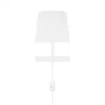 PLATES светильник настенный для лампы QT14 G9 25Вт макс., со шнуром питания, белый