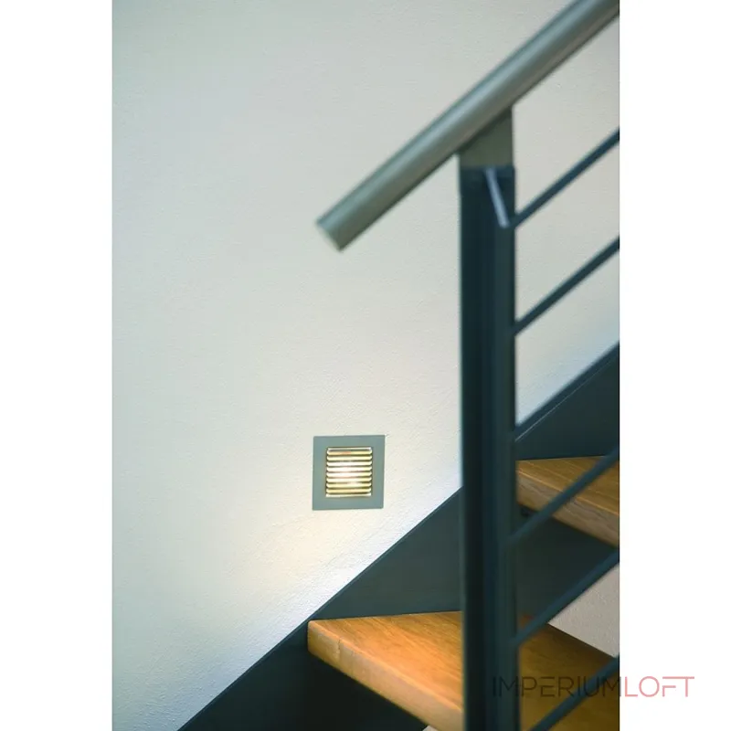 FLAT FRAME, CURVE светильник встраиваемый для лампы QT9 G4 20Вт макс., серебристый/ алюминий