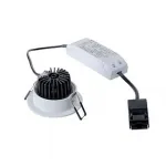 NEW TRIA 68 LED ROUND SET светильник с COB LED 9Вт (12Вт), 3000К, 800lm, 38°, с бл. питания, белый