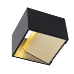 LOGS IN Dim to Warm светильник настенный с LED 12Вт, 2000-3000K, 290лм, черный/ латунь