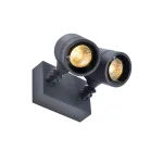 NEW MYRA WALL 2 светильник накладной IP55 для 2х ламп GU10 по 50Вт макс., антрацит