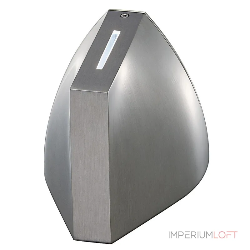 TENDA LED светильник настенный IP44 с 2-мя PowerLED по 3.3Вт (8Вт), 6500K, 340lm, матир. алюминий