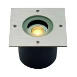 WETSY LED DISK 300 SQUARE светильник встраиваемый IP67 c LED Disk 7.7Вт, 2700K, 300lm, сталь