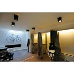 ACRYLBOX QRB111 SINGLE светильник накладной с ЭПН для лампы QRB111 50Вт макс., черный