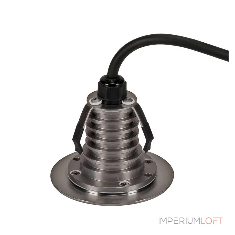 DASAR® 100 PREMIUM LED ROUND светильник встр. IP67 c LED 3.8Вт (5.5Вт), 3000K, 300lm, 60°, Al, сталь