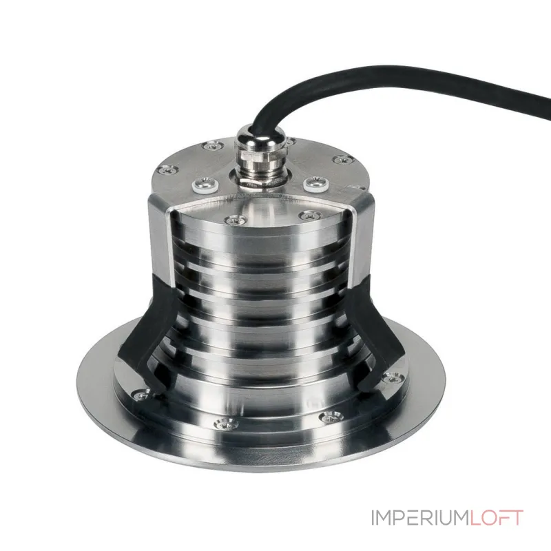 DASAR® 150 PREMIUM LED ROUND светильник встр. IP67 c LED 13Вт (17Вт), 3000K, 1200lm, 60°, сталь