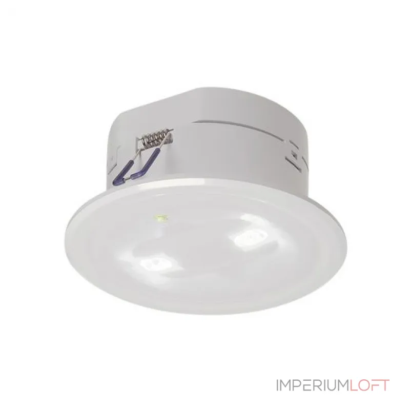 P-LIGHT 13 светильник встраиваемый аварийный с 2-мя LED 5Вт, 6000К, 120lm, 30°, белый