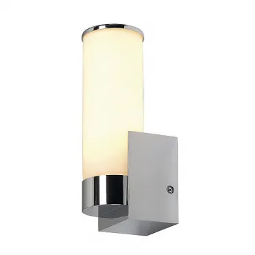 CAMARA SINGLE светильник настенный IP44 для лампы E14 60Вт макс., хром / стекло белое