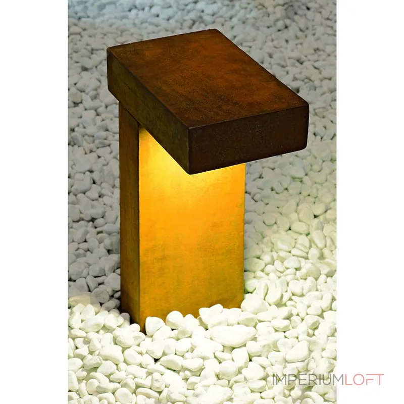 RUSTY PATHLIGHT светильник IP44 для лампы GX53 9Вт макс., бурый