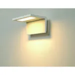 ANGOLUX WALL светильник настенный IP44 с 36 SMD LED 6Вт (7.51Вт), 3000K, 500lm, 120°, белый