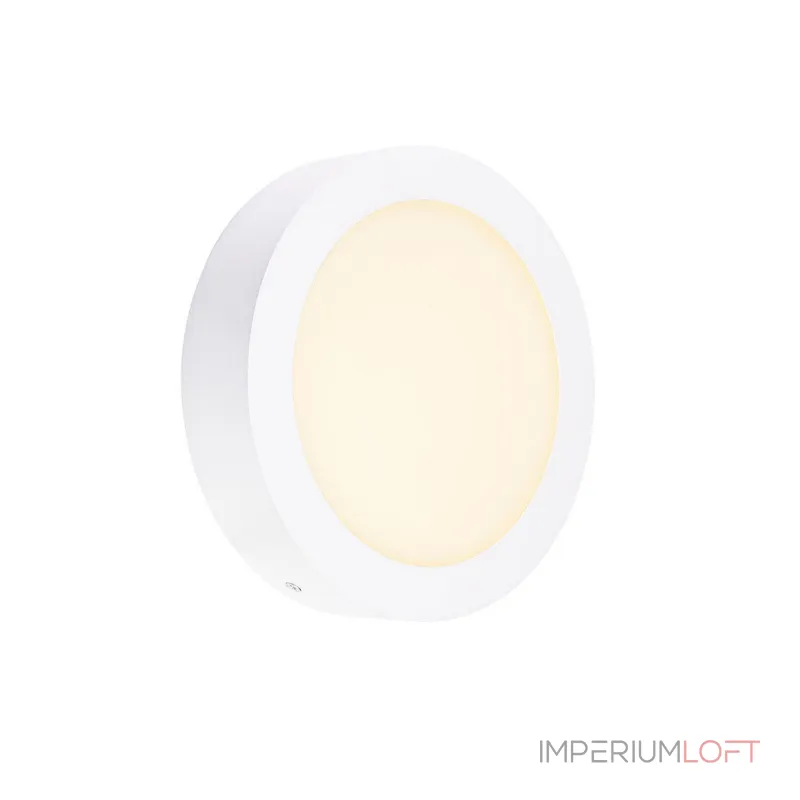 SENSER ROUND 14W светильник накладной 230V c SMD LED 14Вт (18Вт), 3000K, 840lm, c БП, белый