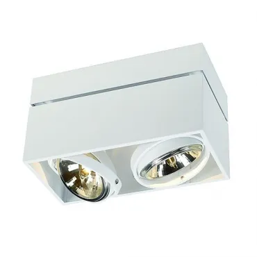 KARDAMOD SQUARE QRB DOUBLE светильник накладной для ламп QRB111 2x50Вт макс., белый