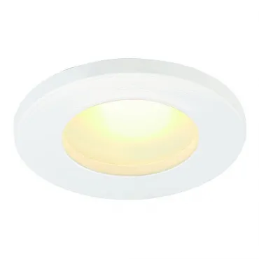 DOLIX OUT ROUND GU10 светильник встраиваемый IP44 для лампы GU10 35Вт макс., белый / стекло матовое