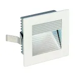 FRAME CURVE LED светильник встраиваемый с PowerLED 1Вт, 4000K, 350mA, 110lm, белый/ алюминий