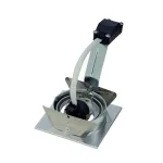 NEW TRIA 1 GU10 PLT светильник встраиваемый для лампы GU10 50Вт макс., матированный алюминий