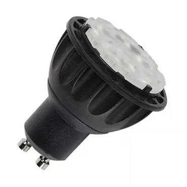 LED GU10 источник света 7Вт, 230В, изменяемый угол 25-40-55°, 3000K, 300lm, диммируемый, черный корп