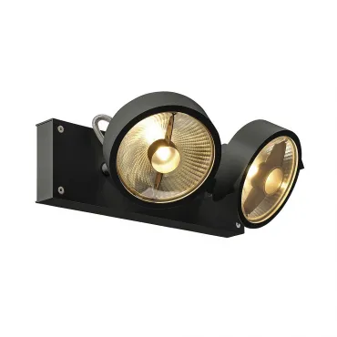 KALU 2 ES111 светильник накладной для 2-х ламп ES111 по 75Вт макс., черный от ImperiumLoft
