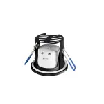KAMUELA ECO LED светильник встраиваемый IP65 с LED 6.5Вт, 4000К, 400лм, 38°, черный