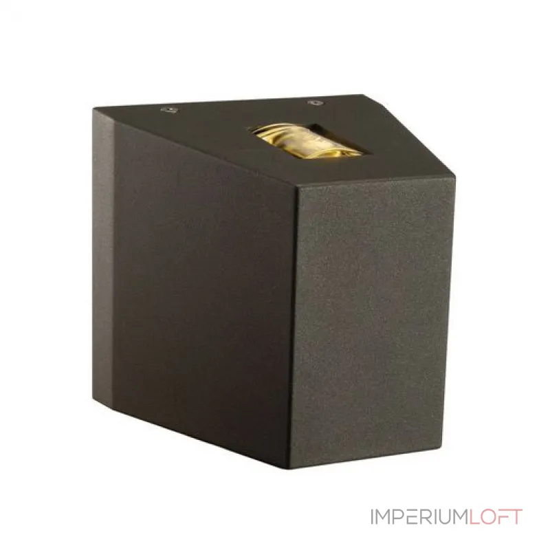 OUT BEAM LED UP-DOWN светильник настенный IP44 с 2-мя LED 15Вт, 3000K, 102lm, 2°, антрацит