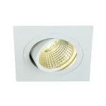 NEW TRIA LED DL SQUARE SET, светильник с COBLED 6.2Вт, 3000K, 38°, 625lm, с блоком питания, белый