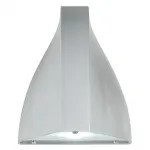 TENDA LED светильник настенный IP44 с 2-мя PowerLED по 3.3Вт (8Вт), 6500K, 340lm, матир. алюминий
